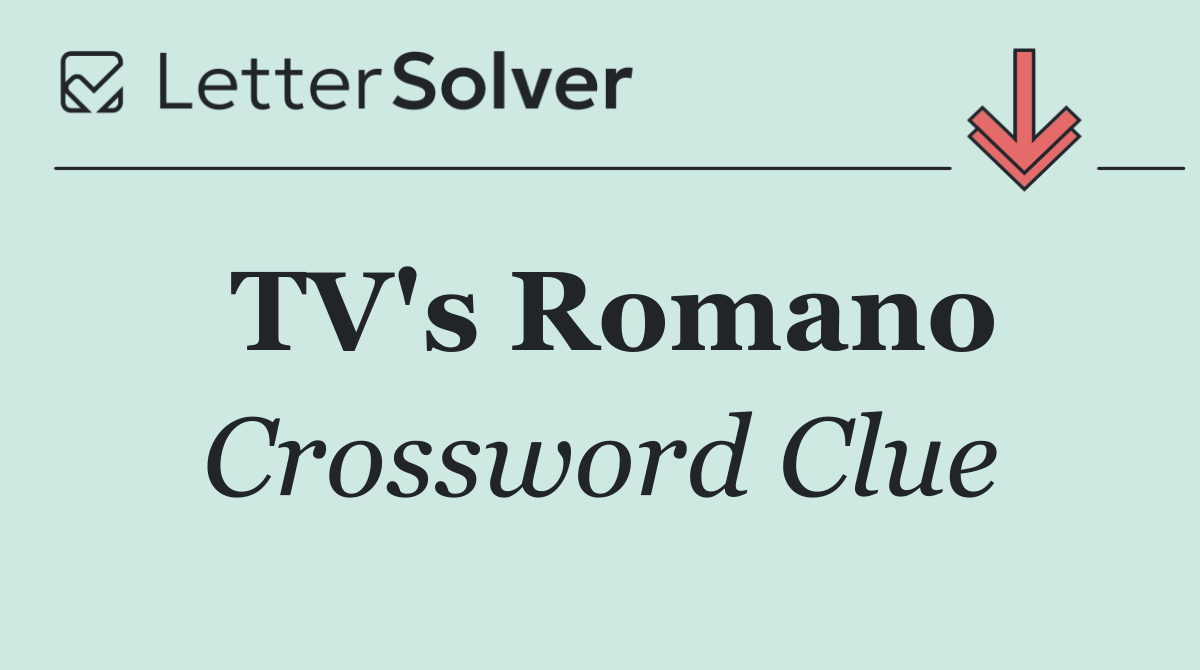 TV's Romano