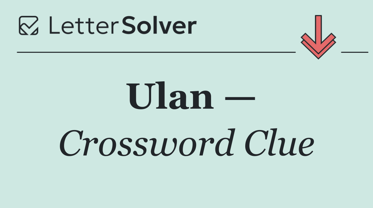 Ulan —