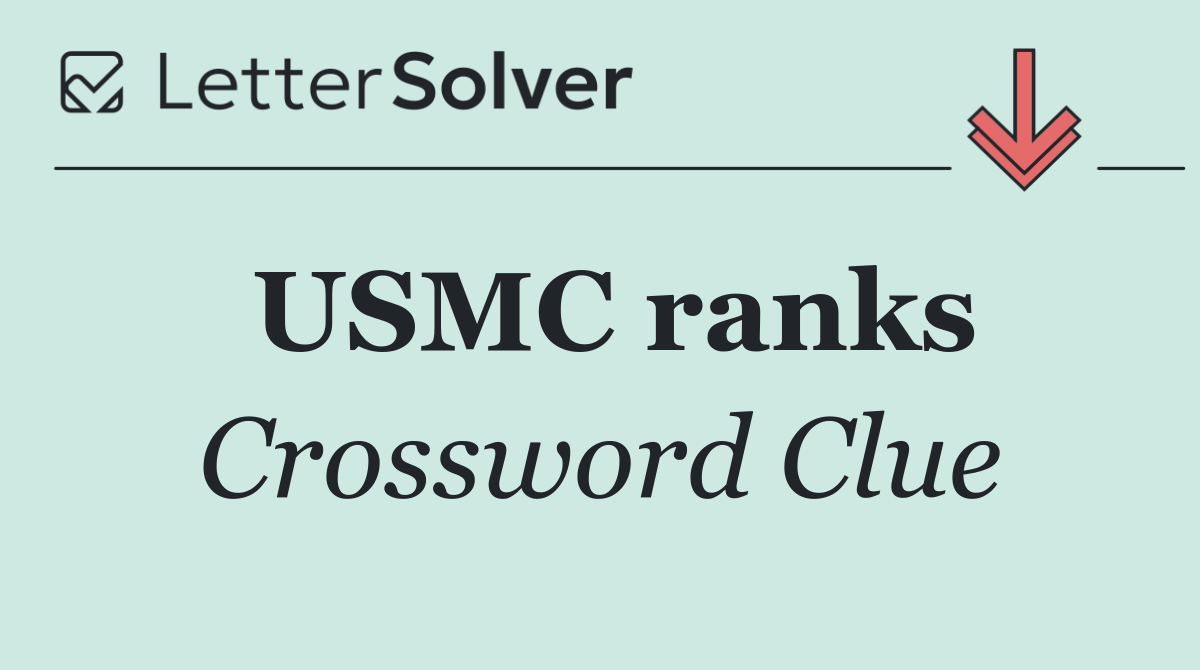 USMC ranks
