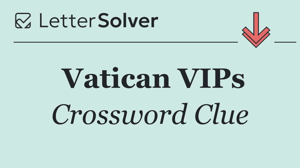 Vatican VIPs