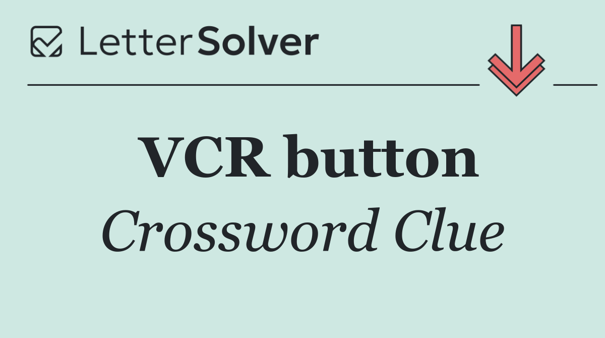 VCR button