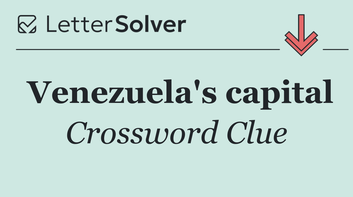 Venezuela's capital