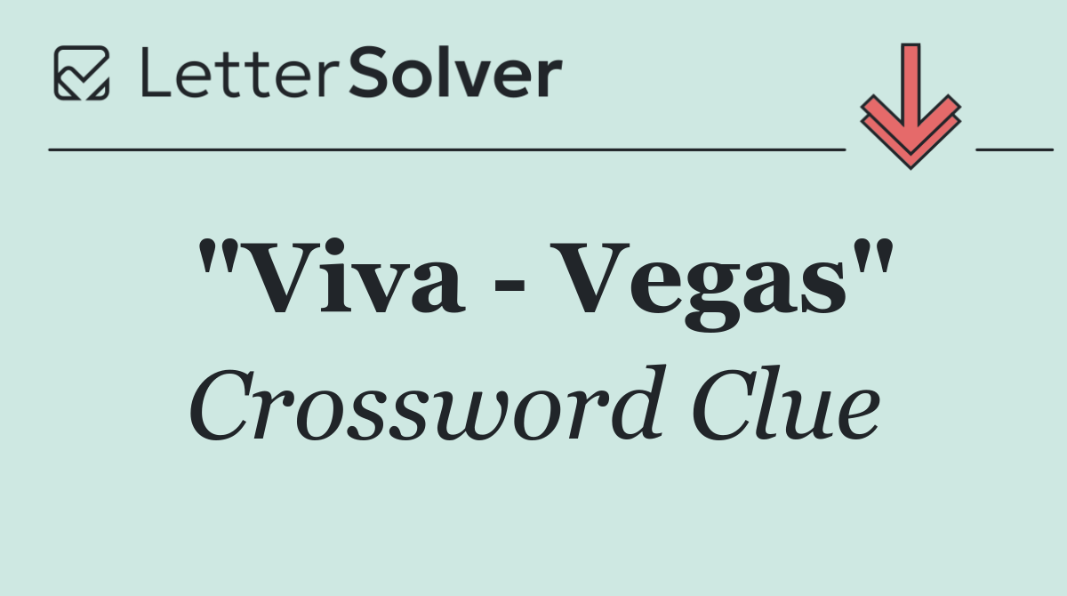 "Viva   Vegas"