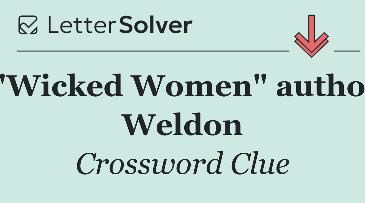 "Wicked Women" author Weldon