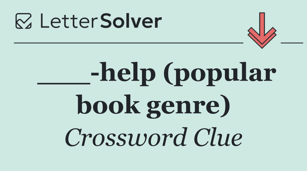 ___ help (popular book genre)