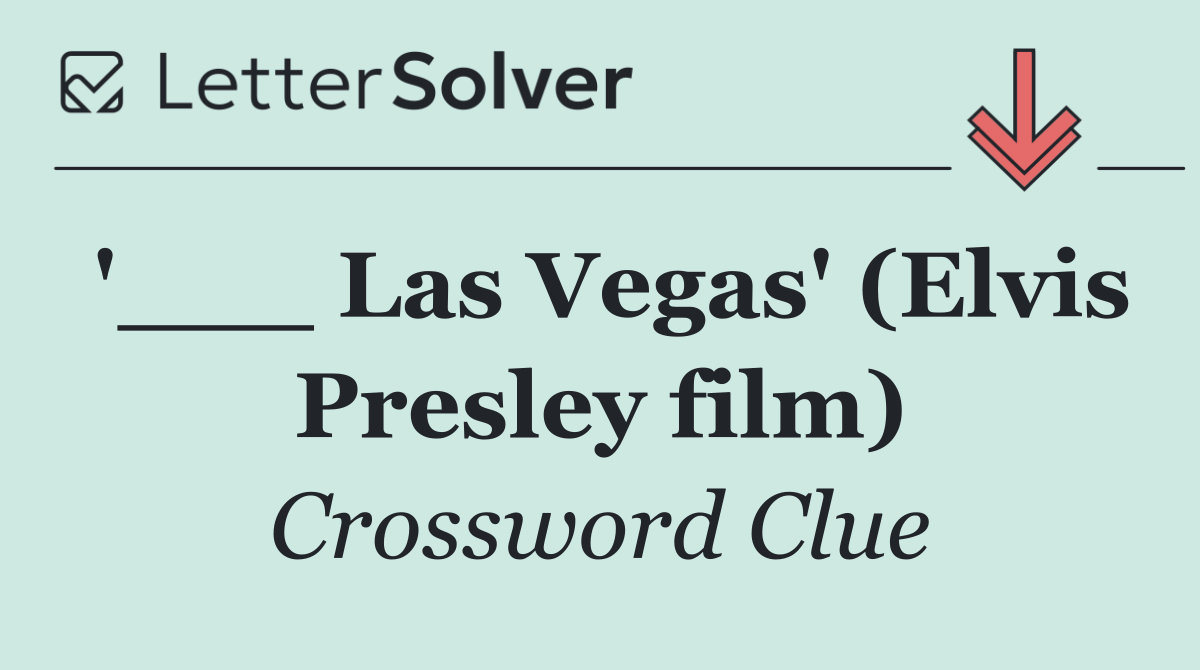 '___ Las Vegas' (Elvis Presley film)