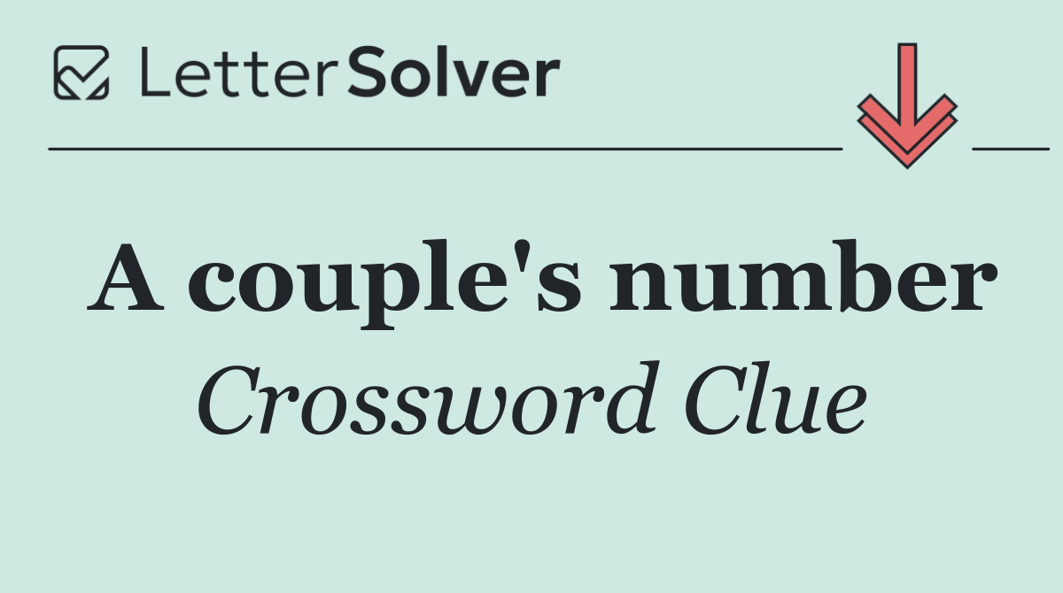 A couple's number