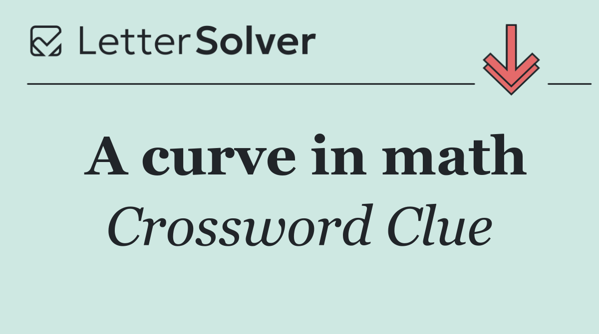 A curve in math