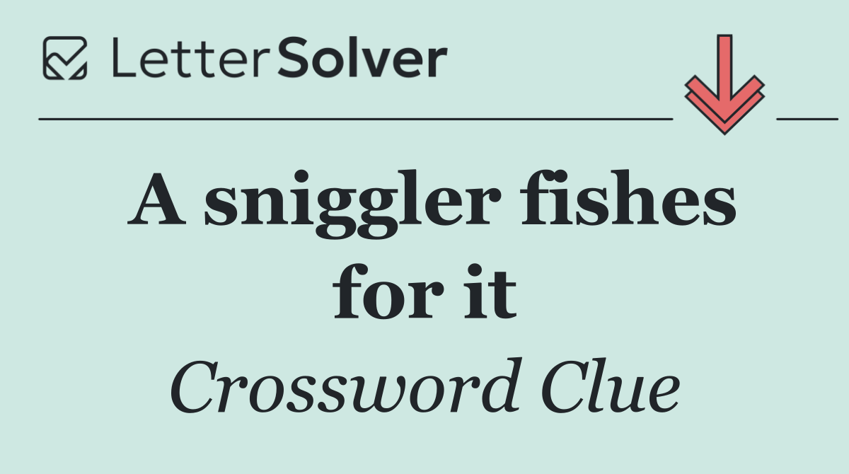 A sniggler fishes for it