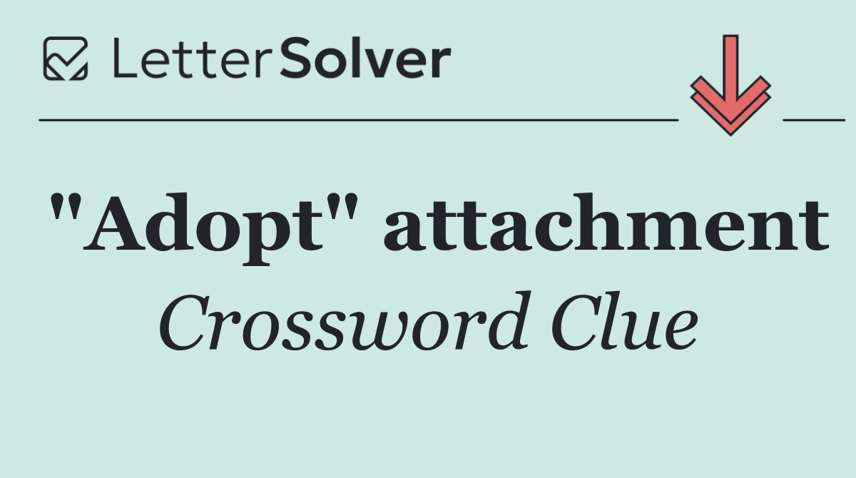 "Adopt" attachment