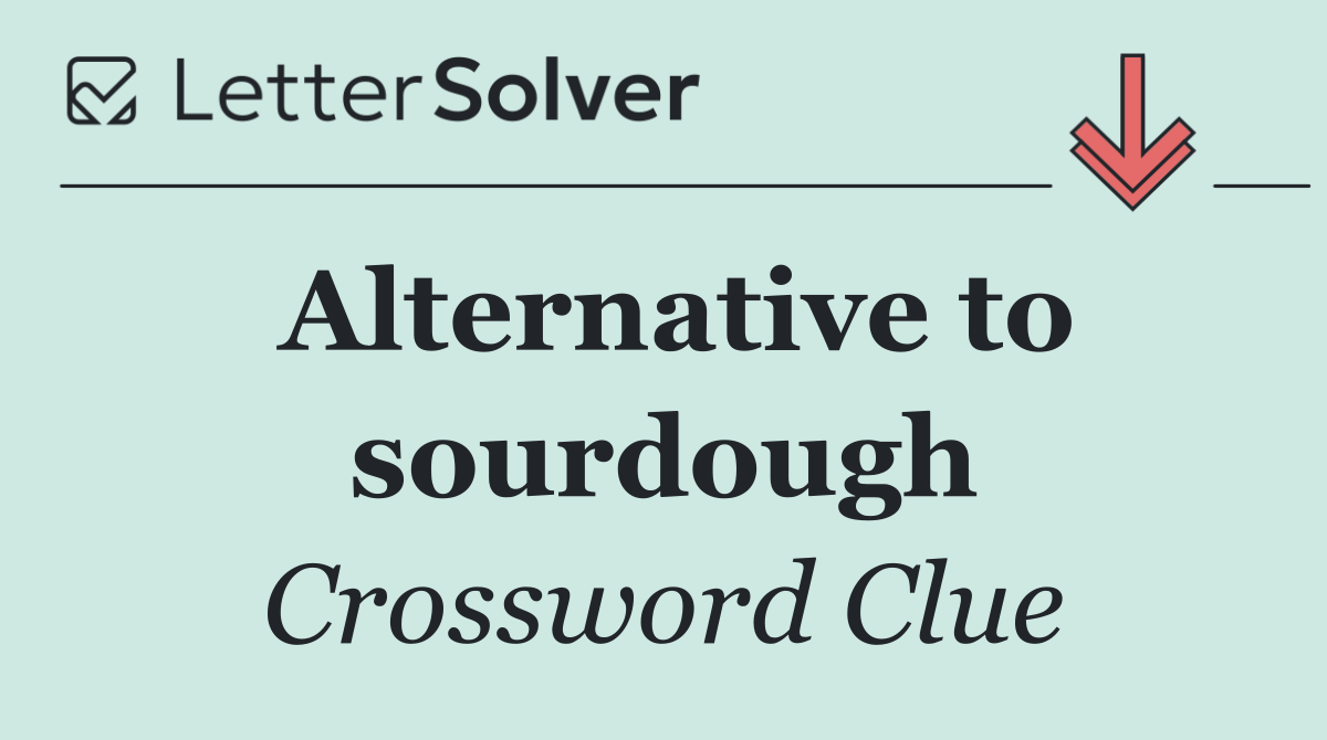 Alternative to sourdough