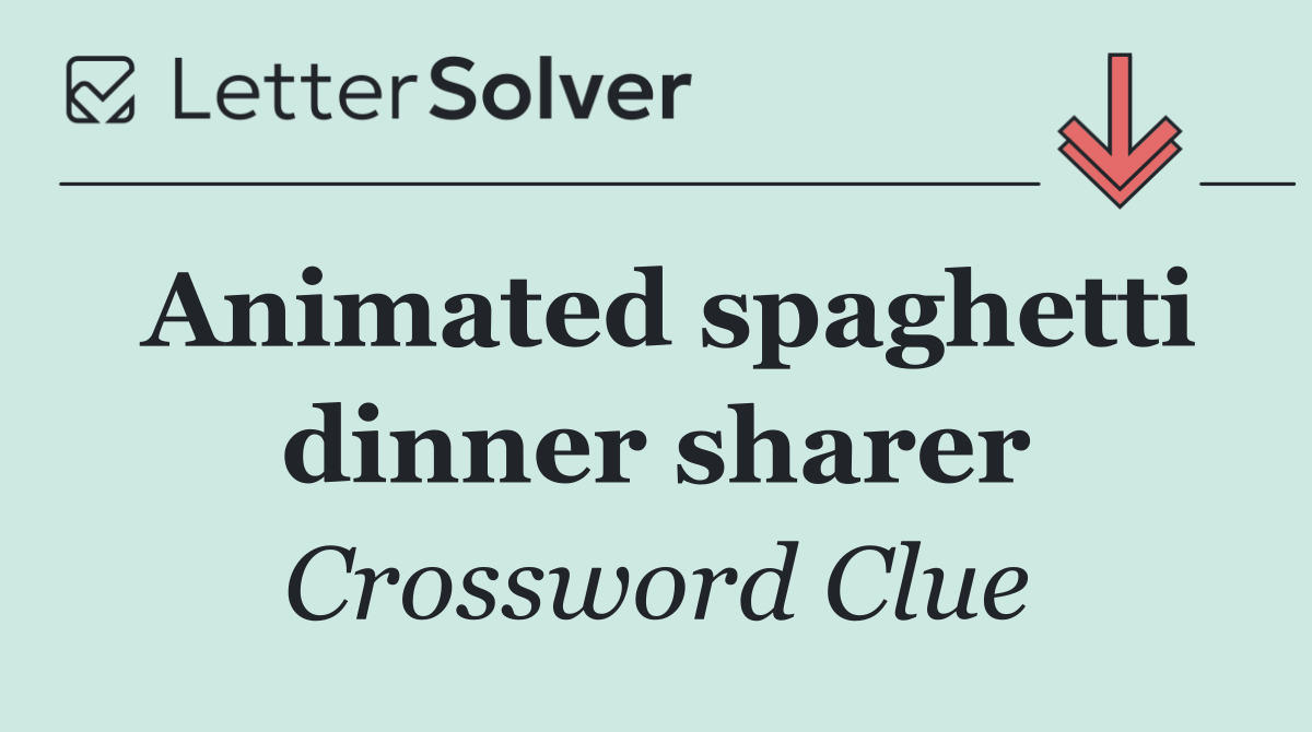 Animated spaghetti dinner sharer