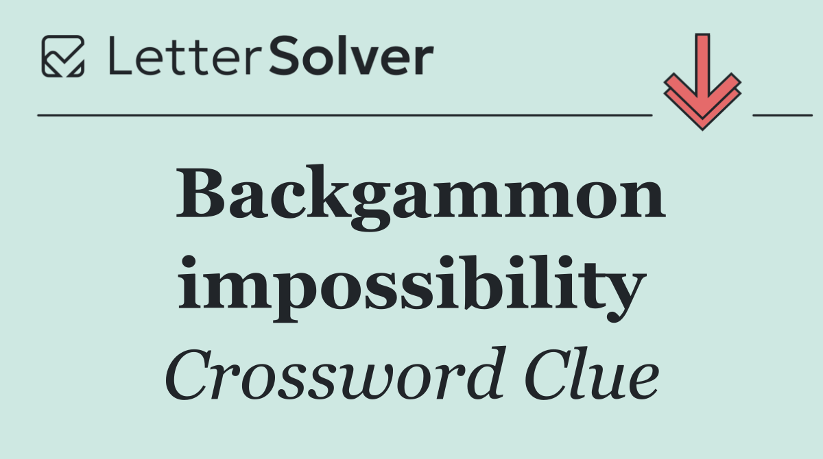 Backgammon impossibility