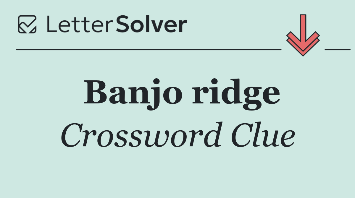 Banjo ridge