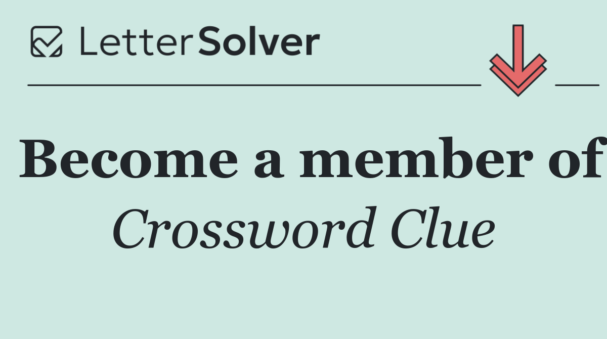 Become a member of