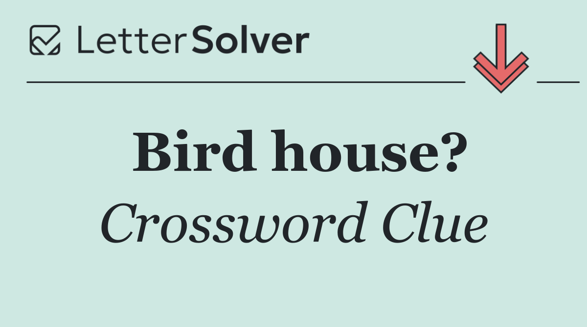 Bird house?