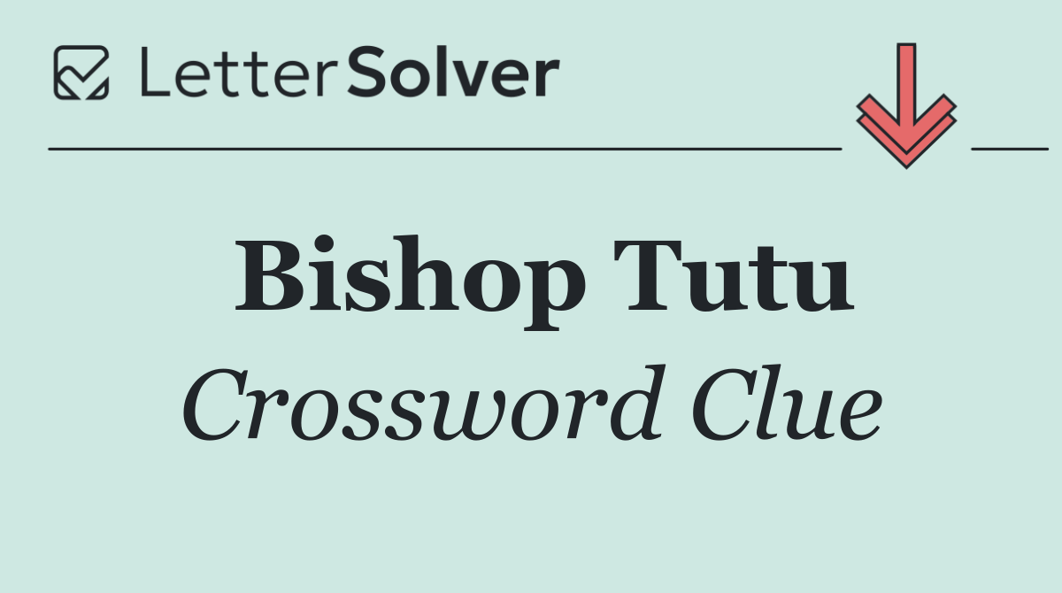 Bishop Tutu