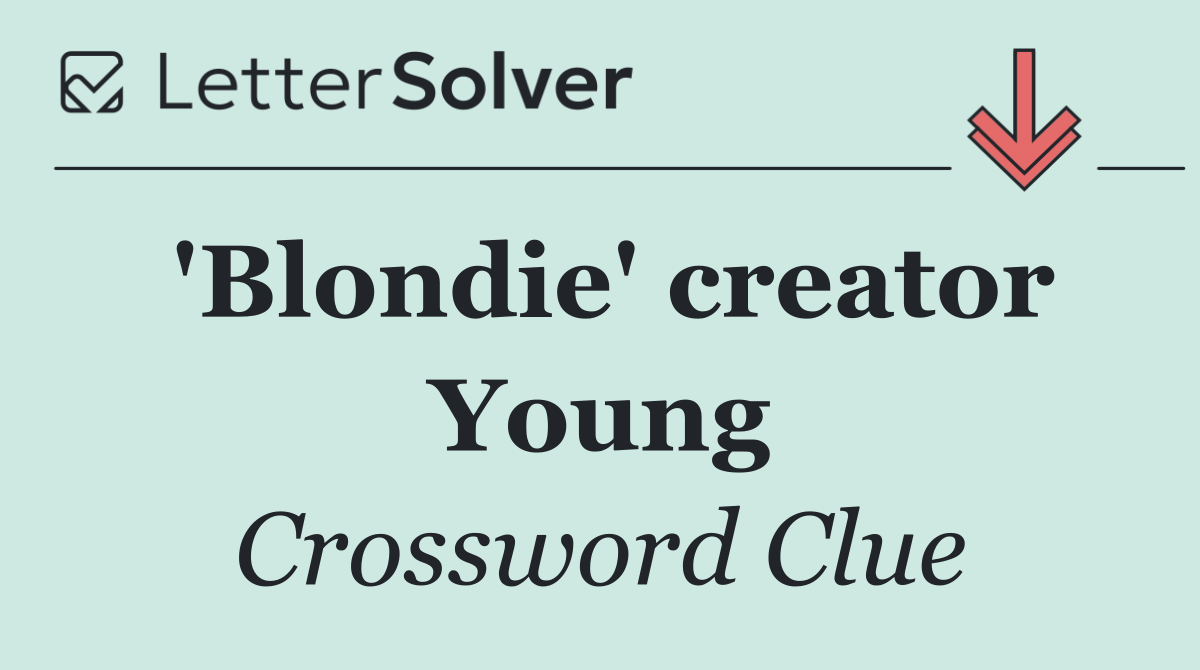 'Blondie' creator Young