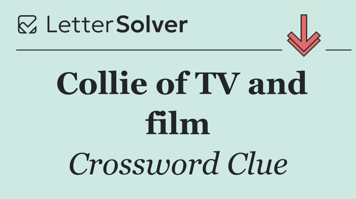 Collie of TV and film