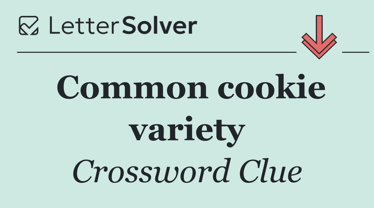 Common cookie variety
