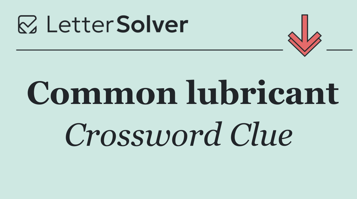 Common lubricant