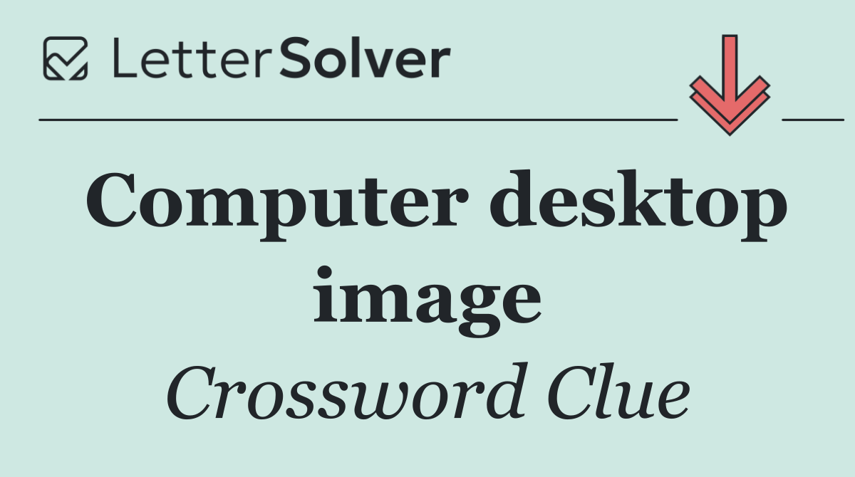 Computer desktop image