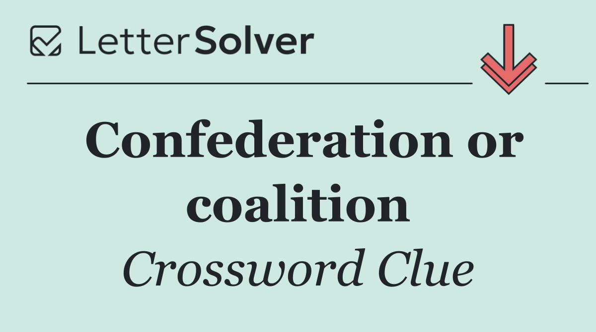Confederation or coalition