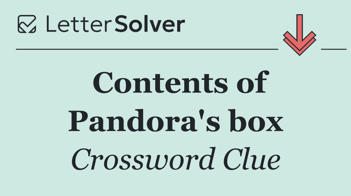 Contents of Pandora's box