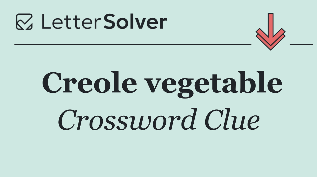 Creole vegetable