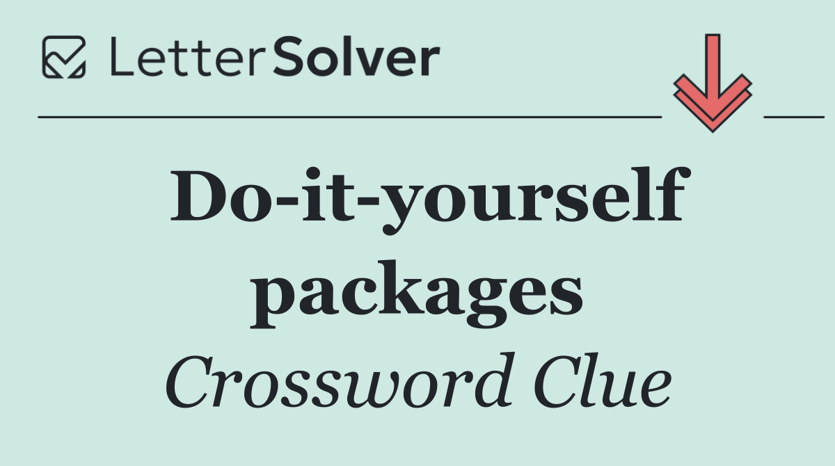 Do it yourself packages