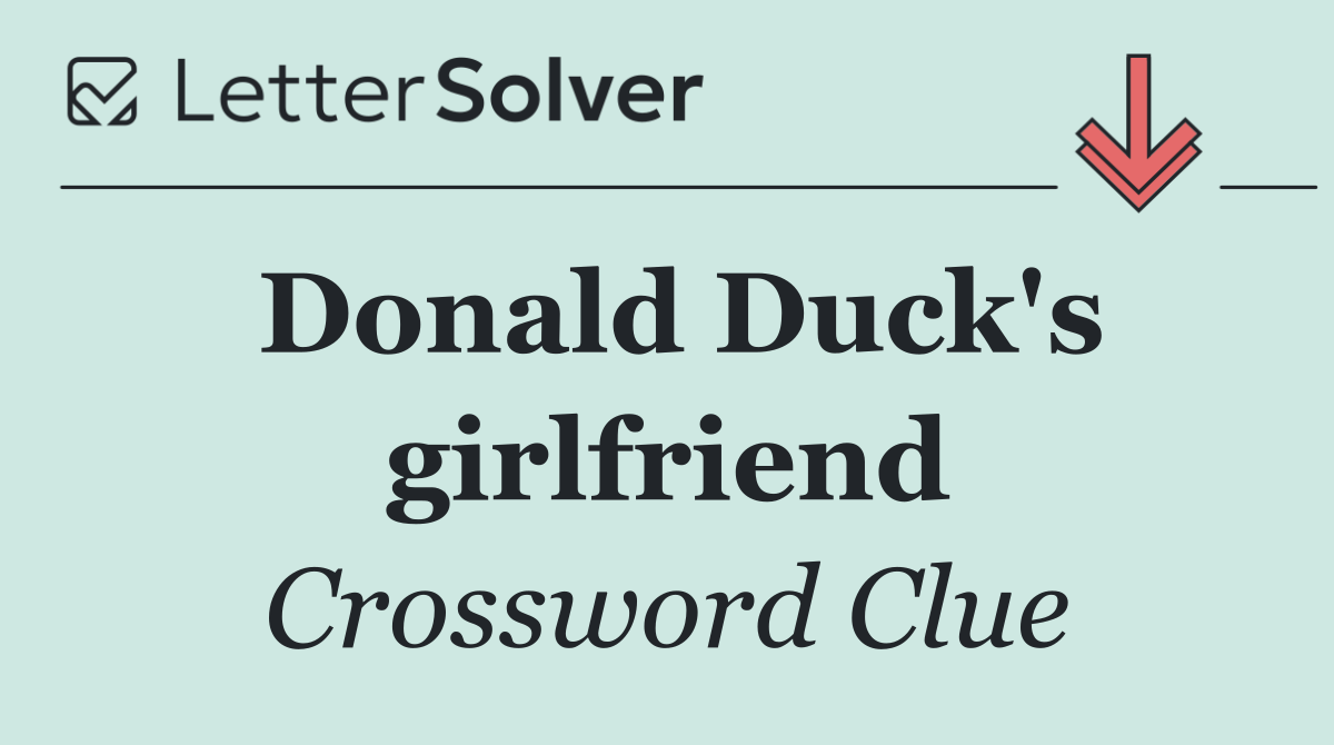 Donald Duck's girlfriend