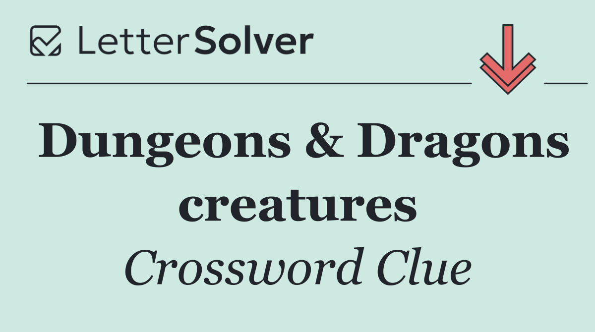 Dungeons & Dragons creatures