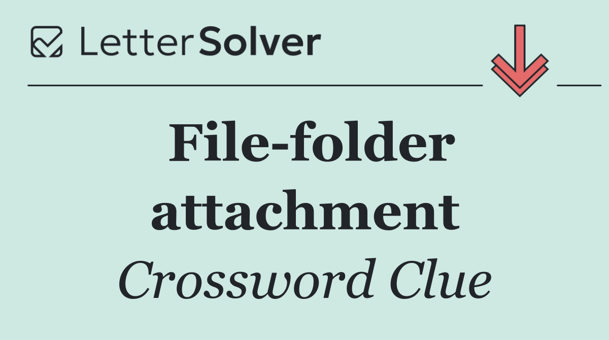File folder attachment