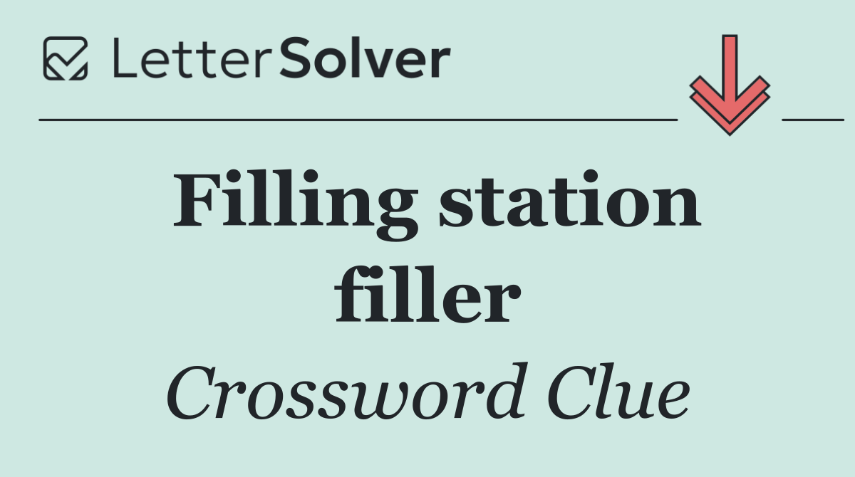 Filling station filler