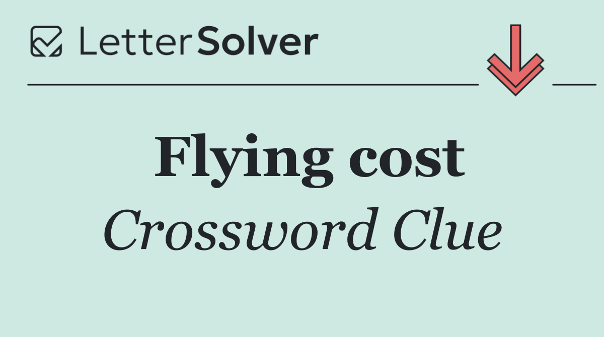 Flying cost