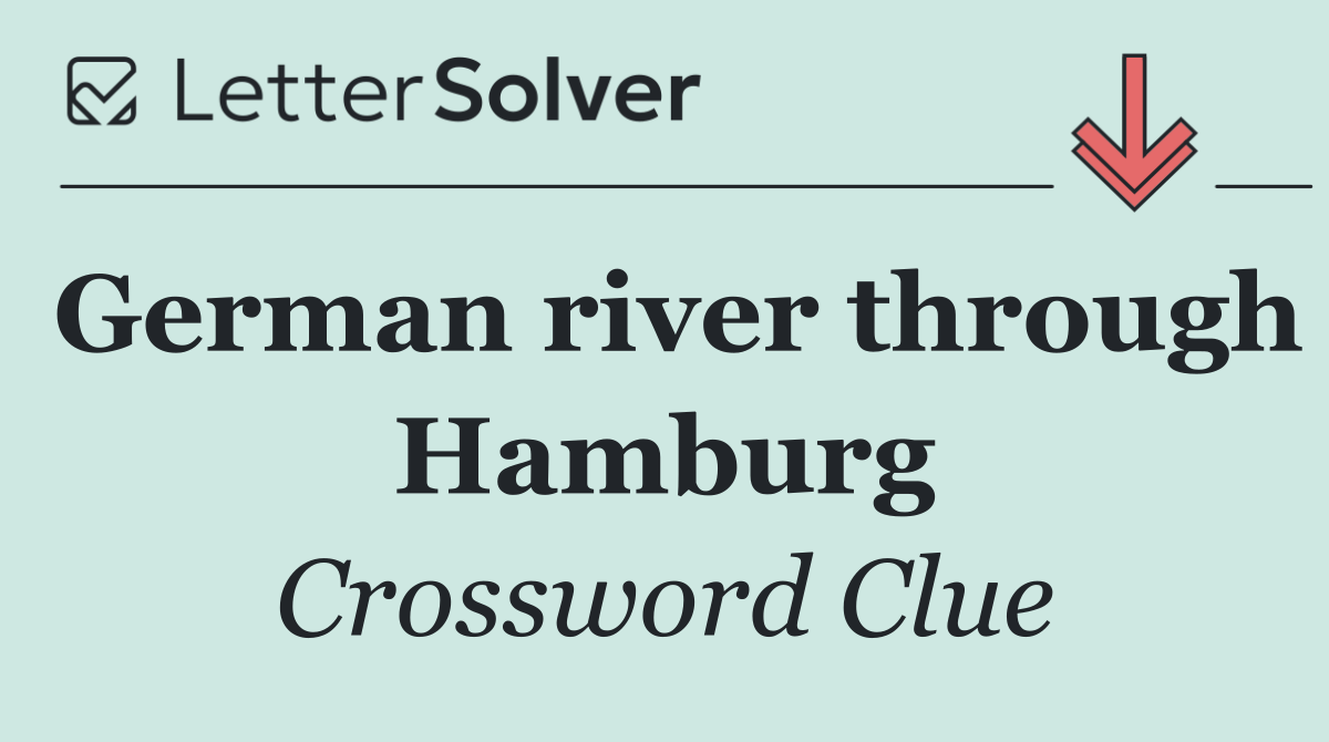 German river through Hamburg
