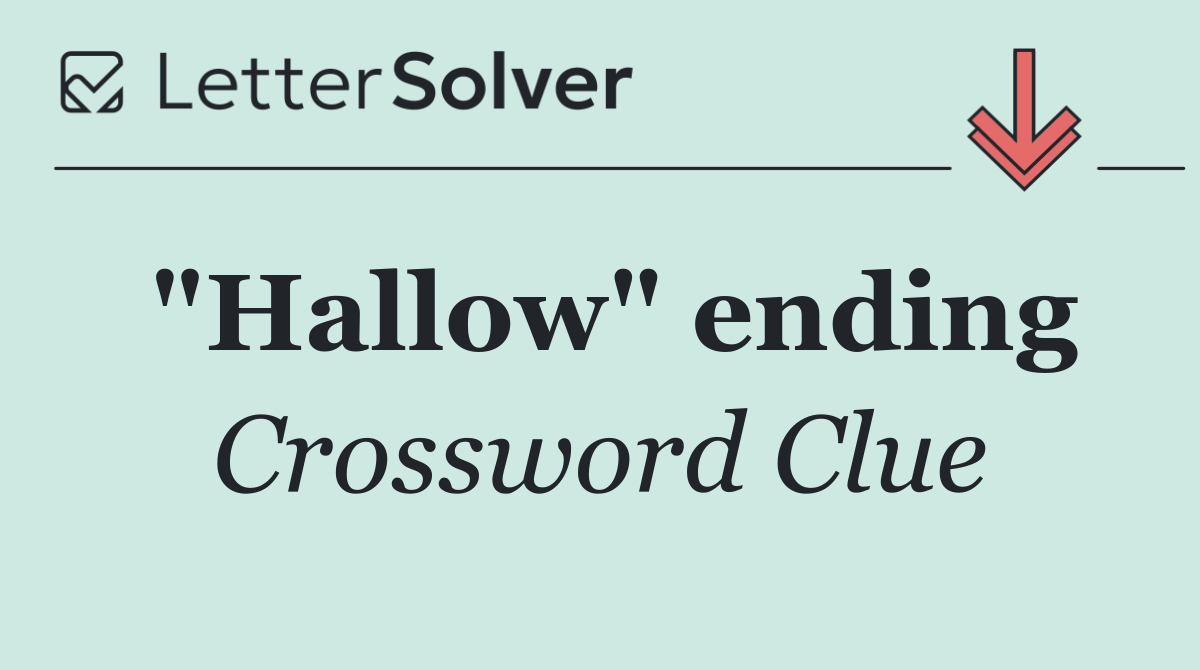 "Hallow" ending