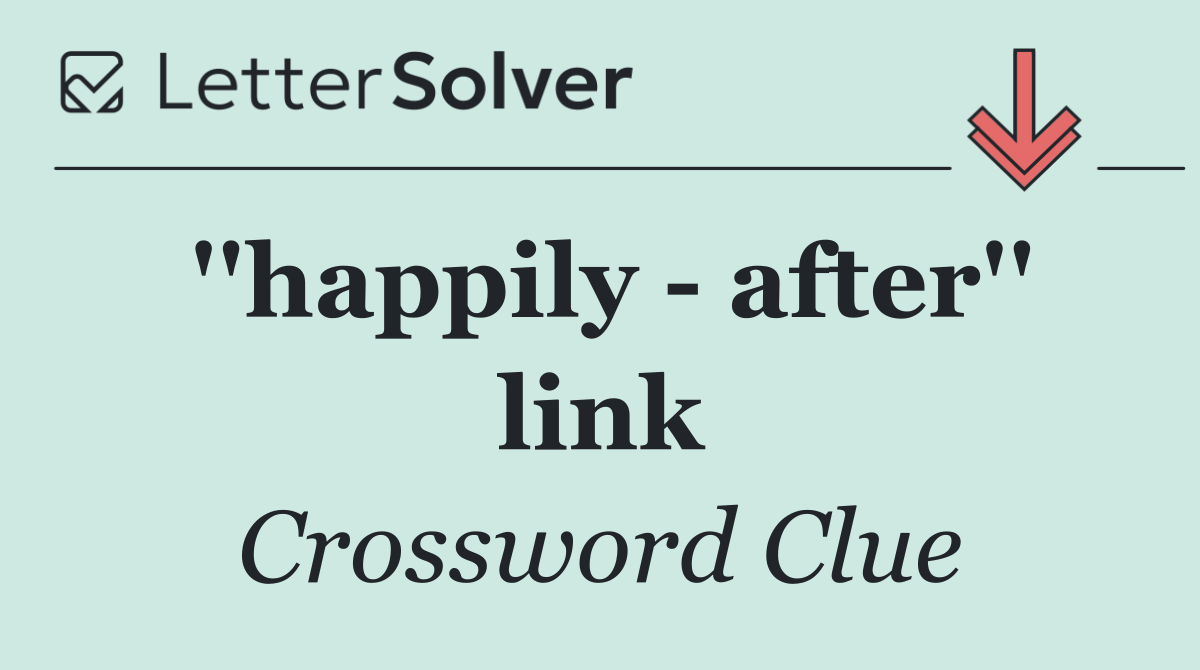 ''happily   after'' link