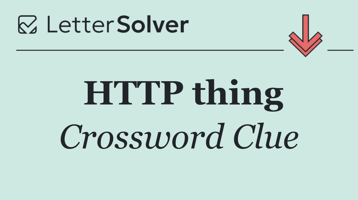 HTTP thing