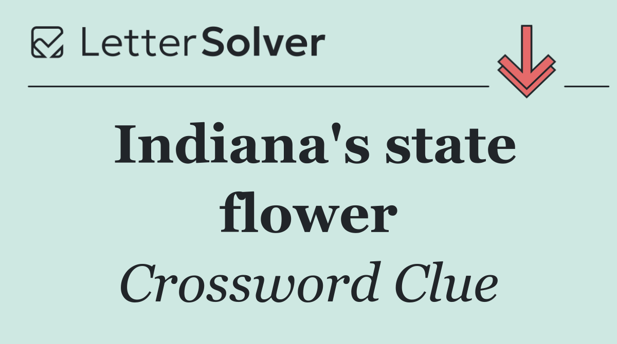 Indiana's state flower