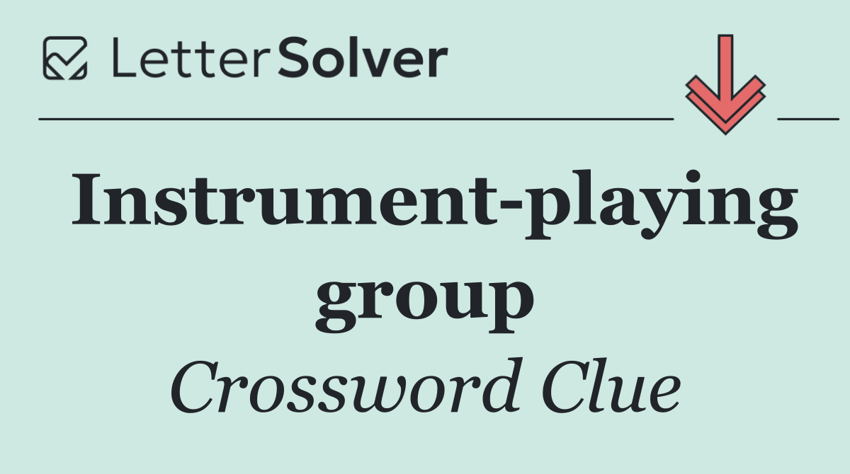 Instrument playing group