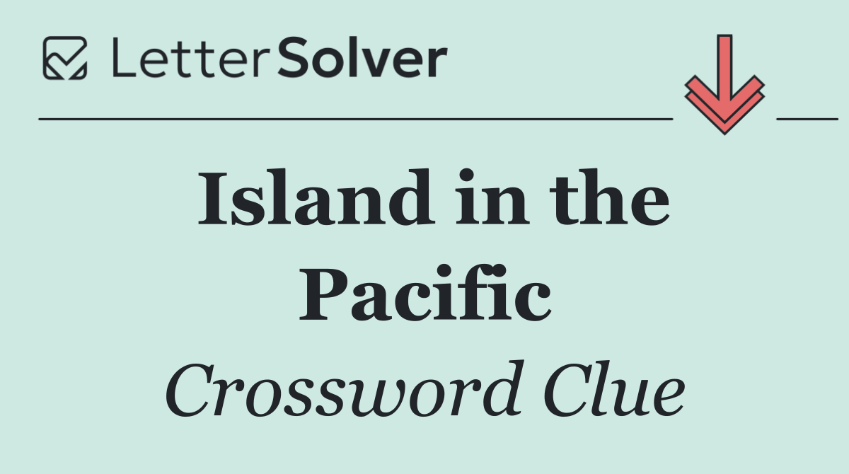 Island in the Pacific