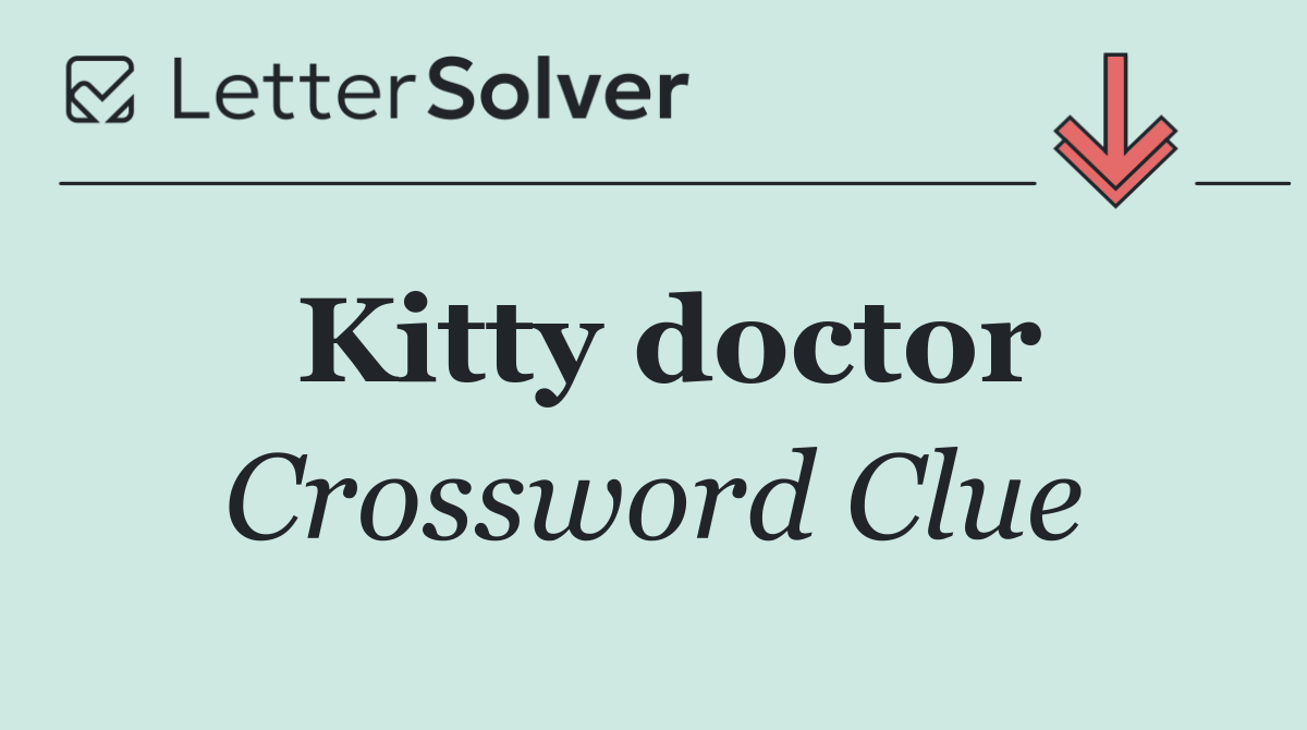 Kitty doctor