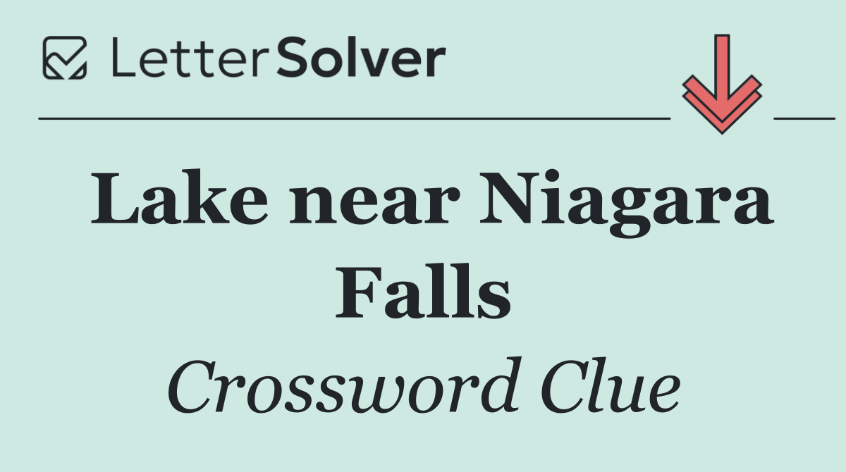 Lake near Niagara Falls