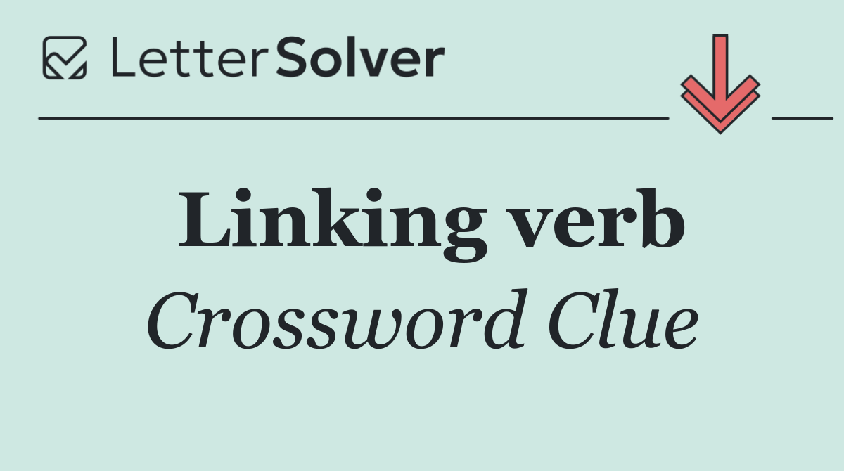 Linking verb