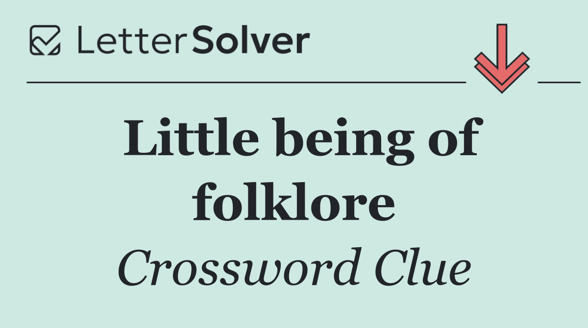 Little being of folklore