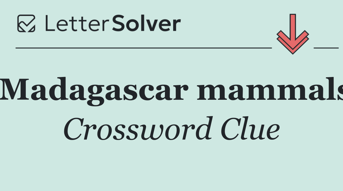 Madagascar mammals