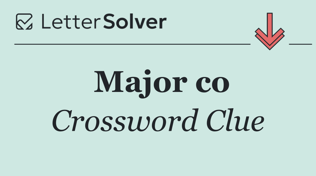 Major co