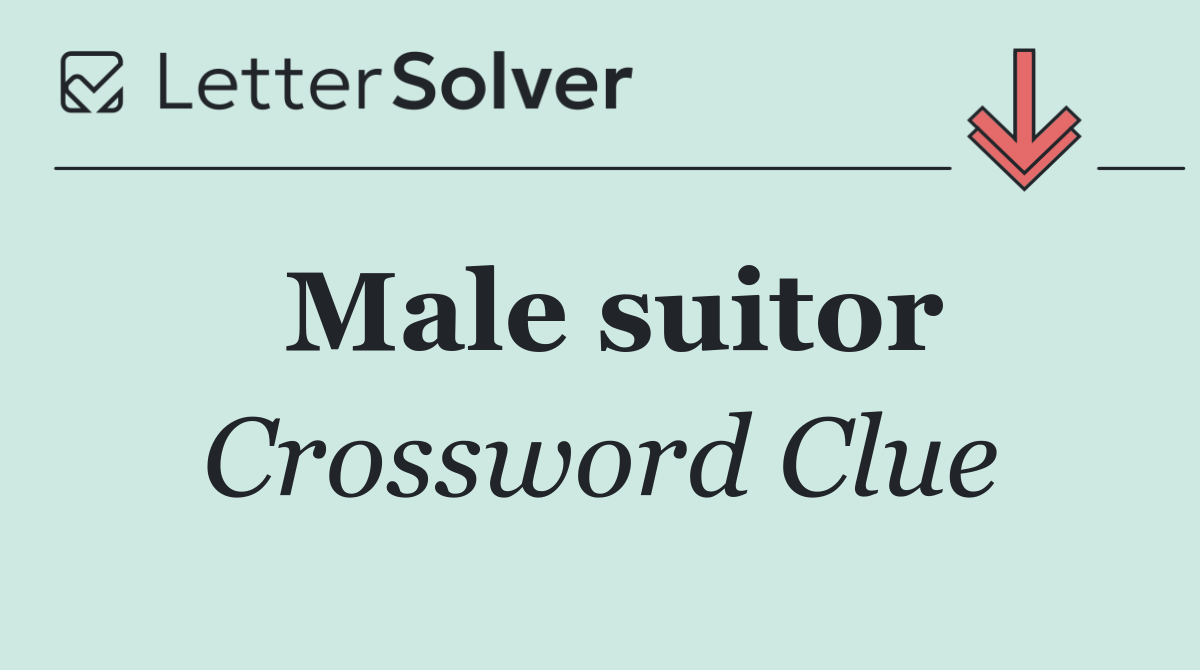 Male suitor