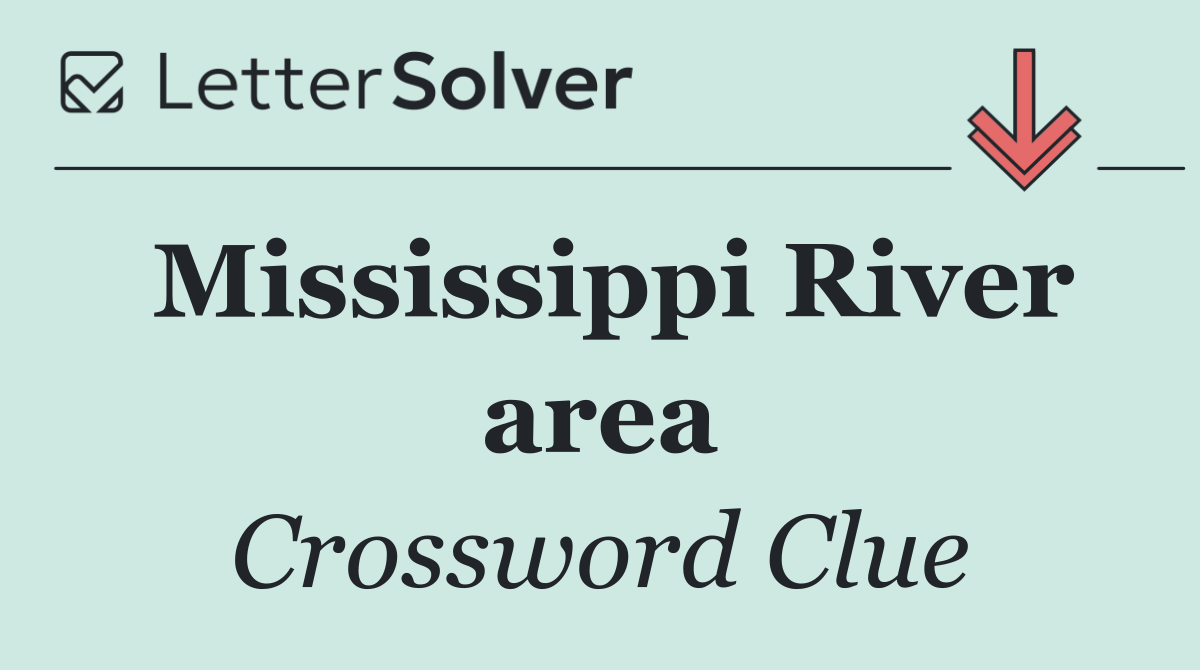 Mississippi River area